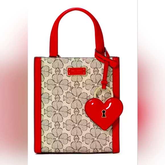 Kate Spade Red and Cream Tote Bag NWT - Picture 1 of 4